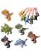 6PCS Biting Finger Dinosaurs Toy, Dinosaurs Collectibles for Display, Fun Snap Squad Dino Toys, Jurassic World Dinosaur Toys, for 3+ Year Old Kids Birthday Gift Dino Party Gift Decorate for Kids