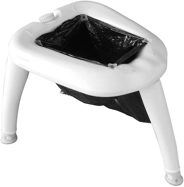 Portable Toilet Travel Toilet with 3 Stands and Hand Wash Sprayer Shattaf