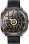 Swiss Military DOM7 Smartwatch 1.43" AMOLED, Bluetooth Calling, Multi Language, Health &amp; Sports Tracking, Wireless Charging, 7 Days Battery, IP67, iOS/Android Compatible, Gun Metal Frame &amp; Black Strap
