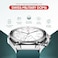 Swiss Military DOM6 Smartwatch 1.43" AMOLED, Bluetooth Calling, Multi Language, Health &amp; Sports Tracking, Wireless Charging, 7 Days Battery, IP67, iOS/Android Compatible,Silver Frame with Green Strap