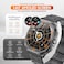 Swiss Military DOM7 Smartwatch 1.43" AMOLED, Bluetooth Calling, Multi Language, Health &amp; Sports Tracking, Wireless Charging, 7 Days Battery, IP67, iOS/Android Compatible, Gun Metal Frame &amp; Strap