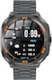 Swiss Military DOM7 Smartwatch 1.43" AMOLED, Bluetooth Calling, Multi Language, Health &amp; Sports Tracking, Wireless Charging, 7 Days Battery, IP67, iOS/Android Compatible, Gun Metal Frame &amp; Strap