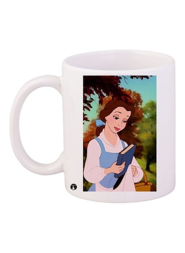Printed Ceramic Coffee Mug Multicolour