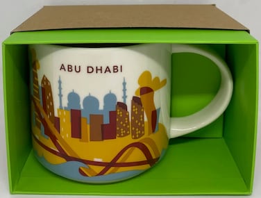 Starbucks You Are Here Abu Dhabi (UAE) Coffee Mug - 14Oz (414ml)