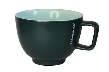 Starbucks Dark Green Latte Coffee / Tea Mug - 16oz (473ml)