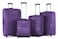 STARLIFE 4 Piece Softside Spinner 2 Wheels Fabric Trolley Luggage With Number Lock 20/24/28/32 Inches