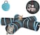 Cat Tunnel Toy 5 Way Pet Tunnels Foldable Portable Durable Tunnel Toys for Cat, Puppy, Kitten, Rabbit