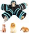 Cat Tunnel Toy 5 Way Pet Tunnels Foldable Portable Durable Tunnel Toys for Cat, Puppy, Kitten, Rabbit