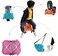 Kids Ride-on Suitcase Hand Luggage with Seat, Children's Luggage Suitcase, (yellow)