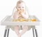 Washable Highchair for Babies &amp; Toddlers, Adjustable Baby Feeding Chair with Removable Tray, Portable &amp; Non-Tip Design, Compact &amp; Lightweight, Easy to Clean