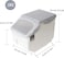 Grain &amp; Rice Storage Bin Set &ndash; 10kg (12L) Large Food Containers with Leak-Proof Locking Lid, Plastic Cereal &amp; Pet Food Storage, 2-Pack (Grey