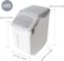 Grain &amp; Rice Storage Bin Set &ndash; 15kg (18L) Large Food Containers with Leak-Proof Locking Lid, Plastic Cereal &amp; Pet Food Storage, 2-Pack