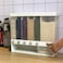 6-Grids Wall-Mounted Dry Food Dispenser &ndash; Large Capacity Rice &amp; Grain Storage Tank, Moisture-Proof Cereal Organizer, Press-to-Dispense Kitchen Storage Box