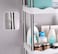 3-Tier Over-the-Toilet Rack, Stainless Steel Bathroom Shelf, 30kg Capacity Space-Saving Storage Organizer
