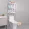 3-Tier Over-the-Toilet Rack, Stainless Steel Bathroom Shelf, 30kg Capacity Space-Saving Storage Organizer