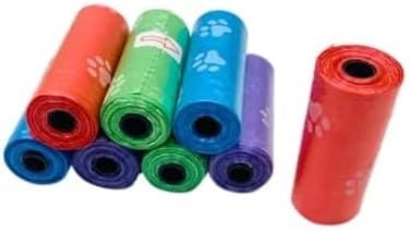 Multipurpose Pet Poop Bag Dog Waste Poop Bag Pet Accessories Pet Garbage Bag 8 Roll