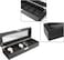 6-Slot Watch Box for Men, Carbon Fiber Watch Display Case with Glass Lid, Jewelry Storage Organizer