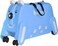 Children's Ride-On Suitcase with Wheels - Cute Cartoon Rolling Luggage for Kids, Travel &amp; Outdoor Fun(Blue)