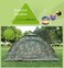 Outdoor Camouflage Tent for 2 People - Durable Single Camping &amp; Mountaineering Tent, Mosquito Net