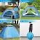 2-4 Person Dome Tent - Waterproof Pop-Up Shower &amp; Changing Room, Sun Shelter for Camping, Beach, Travel, Outdoor Sports