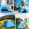 2-4 Person Dome Tent - Waterproof Pop-Up Shower &amp; Changing Room, Sun Shelter for Camping, Beach, Travel, Outdoor Sports