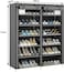 12 Tier Shoe Rack, Shoe Storage Hold up to 36 Pairs Shoes With No-woven Fabric Cover,Multi-layer Shoe Storage Cabinet 116cm X 30cm X 105cm