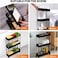 4-Tier Rolling Storage Cart &ndash; Slim Slide-Out Organizer for Bathroom, Kitchen, Laundry &amp; Narrow Spaces,White