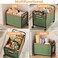 Toy Box Storage with Wheels,Toy Chest for Kids,Removable, Durable, and Portable Storage Container with Handles for Nursery, Playroom, Clothes, Blanket, Bedroom (Beige)