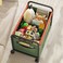 Toy Box Storage with Wheels,Toy Chest for Kids,Removable, Durable, and Portable Storage Container with Handles for Nursery, Playroom, Clothes, Blanket, Bedroom (Green)