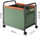 Toy Box Storage with Wheels,Toy Chest for Kids,Removable, Durable, and Portable Storage Container with Handles for Nursery, Playroom, Clothes, Blanket, Bedroom (Green)