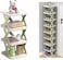 1-Piece 9 Layer Shoe Rack Light Green