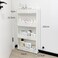 4 Tier Kitchen Organizer Rack White