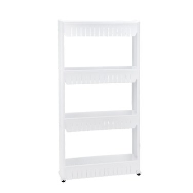 4 Tier Kitchen Organizer Rack White