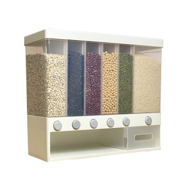 Whole grain storage box, compartment, easy to access, automatic rice delivery
