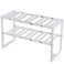 Under Sink Steel Shelf Extendable Storage Organizer White