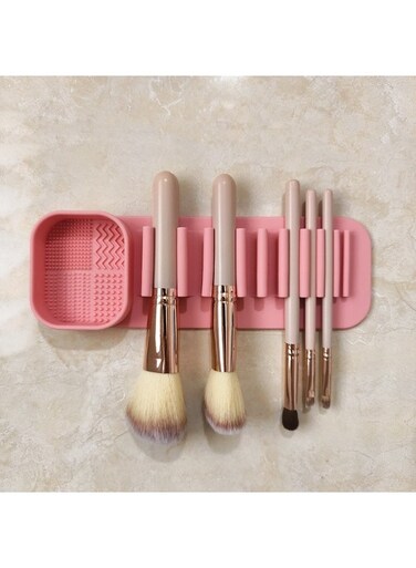 Makeup Brusher Storage Rack,can be put on the wall.