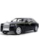 EROCK Upgrade Version -Exquisite car Model 1/24 Rolls-Royce Phantom Model Car,Zinc Alloy Pull Back Toy car with Sound and Light for Kids Boy Girl Gift. (Silver-Black)