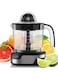 Electric Citrus Juicer, Lemon Squeezer, Orange Juicer, Stainless Steel Citrus Squeezer with Powerful Motor and LED Working Lamp, Pulp Control, Large Volume, for Grapefruits, Limes, Orange and Lemon