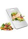 304 Stainless Steel Cutting Board for Kitchen,Meat,Fruit,Pastry,Pizza,Cheese,Vegetable Metal Cutting Board,Double-Sided for Versatile Food Prep, Gentle on Knives, Stain meat Cutting Board For Anti-skid Double Side,Dough Board&iuml;&frac14;&circ;39 * 28cm&iuml;&frac14;&permil;