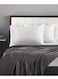 2-Piece Satin Pillowcases Queen Size Ivory White Silky Satin Pillow Cases for Hair and Skin, Wrinkle Fade Resistant, Pillow Cover with Envelope Closure (White, 20x30 inches)