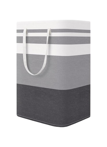 TAME Large Laundry Basket Collapsible Laundry Baskets, Freestanding Laundry Hamper Basket with Handles, Foldable Laundry Bags Clothes Hampers for Laundry, Bedroom, Dorm, Towels, Toys (1)