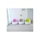 Inflatable Lounge Chair, Indoor Portable Sofa with Backrest, White and Lime Green