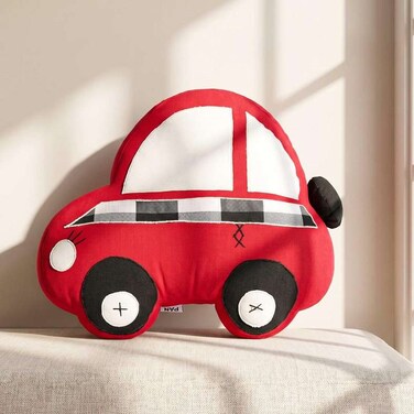 Home Car Shaped Cushion Red for Kids