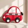 Home Car Shaped Cushion Red for Kids