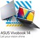 ASUS Vivobook 14 2025 Business Laptop 14" FHD 10-Core Intel i7-1355U 40GB DDR4 2TB SSD Intel Iris Xe Graphics Wi-Fi 5 Win11 Pro w/ONT 32GB USB
