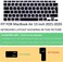 EU/UK Layout Spanish Language Silicone Keyboard Cover Skin For MacBook Air 13" 2020 With Touch ID Model:- A2179/A2337 M1 Chip, Keyboard Accessories" Black