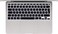 EU/UK Layout Spanish Language Silicone Keyboard Cover Skin For MacBook Air 13" 2020 With Touch ID Model:- A2179/A2337 M1 Chip, Keyboard Accessories" Black