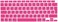EU/UK Layout Russian Language Silicone Keyboard Cover Skin For MacBook Air 13" 2020 With Touch ID Model:- A2179/A2337 M1 Chip, Keyboard Accessories" Pink