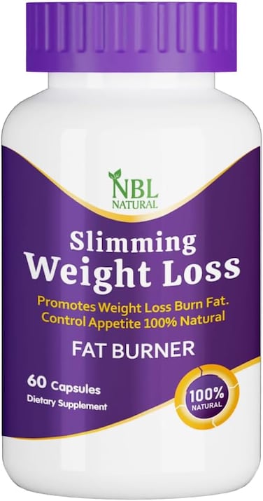 NBL NATURAL Weight Loss Diet Pills, Non-Prescription Weight Loss Aid, Powerful Fat Burning and Appetite Suppression - Excellent for Keto Diet 60 Capsules