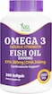 NBL NATURAL Omega 3 Fish Oil 2000 mg 360 EPA 240 DHA Double Strength, Cardiovascular Support, 200 Softgels